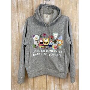 Cactus Plant Flea Market Hoodie Pullover Uniqlo Spongebob Squarepants Size M